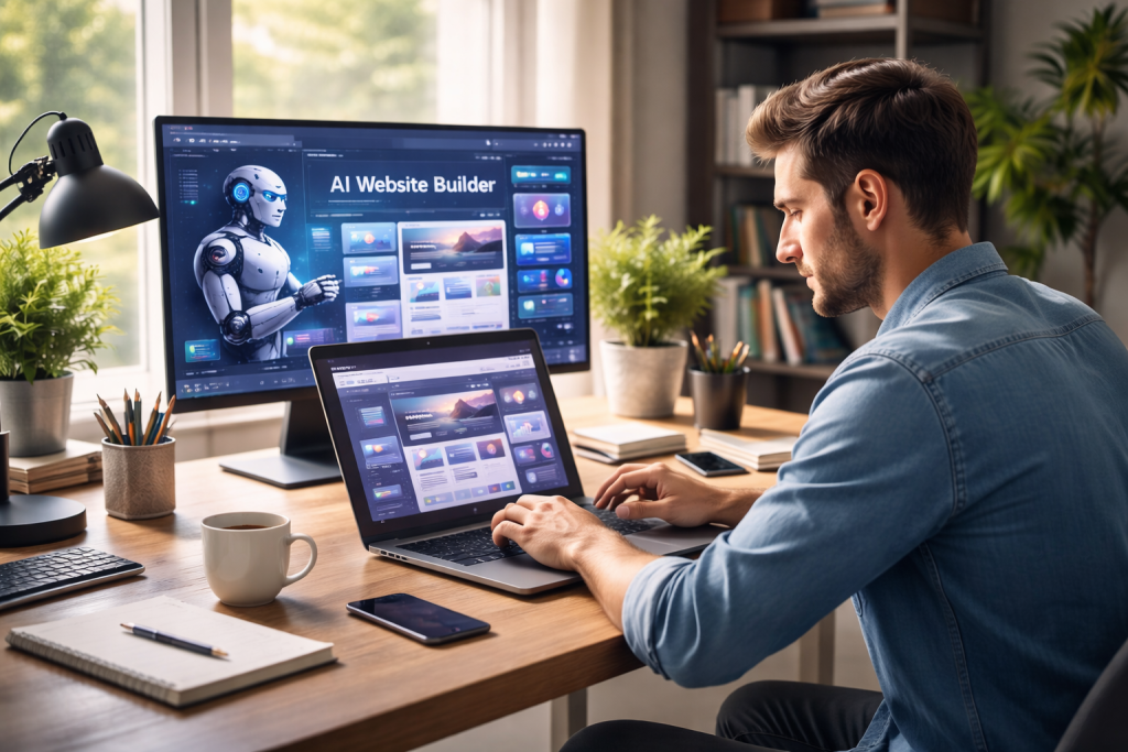 AI দিয়ে Website