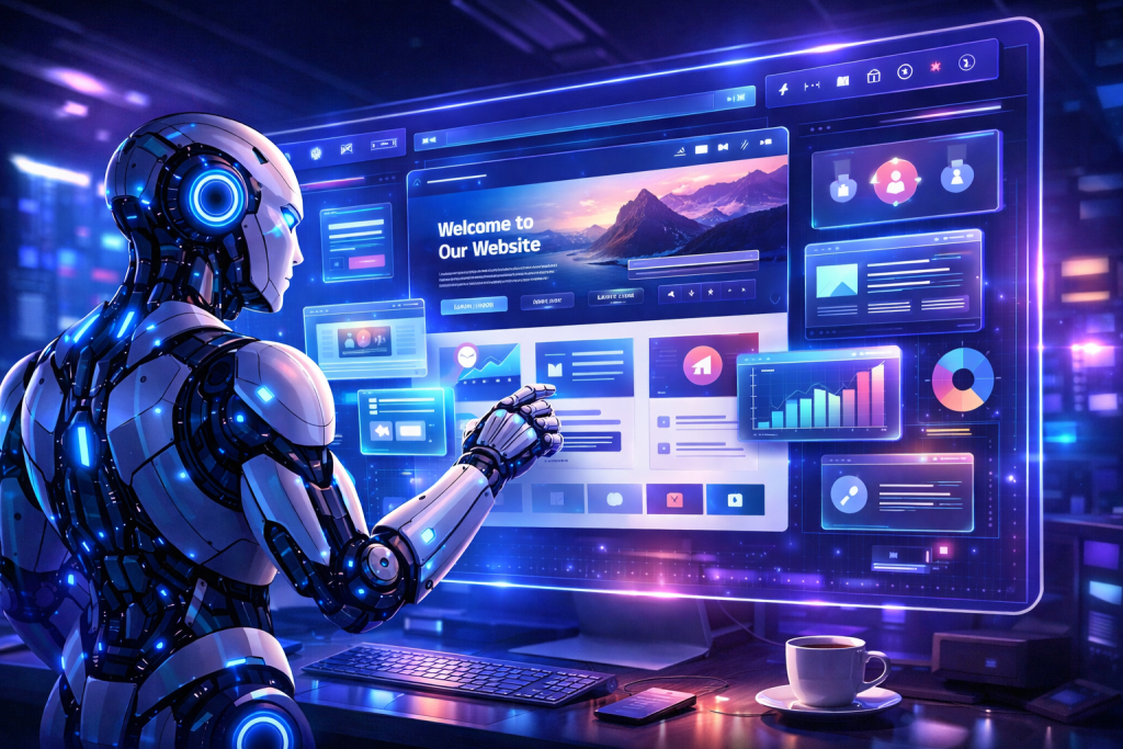 AI দিয়ে Website