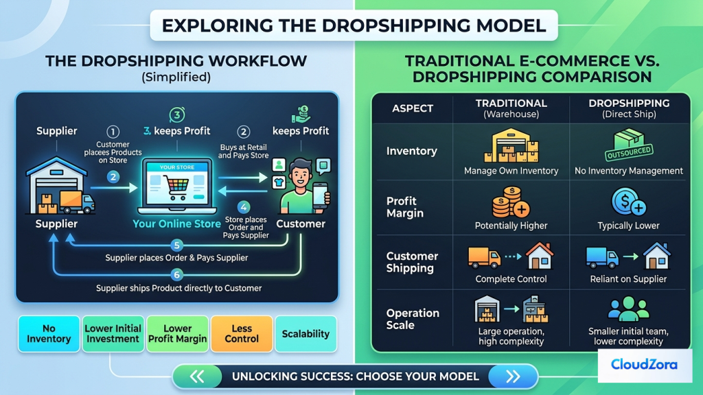 Dropshipping vs WooCommerce