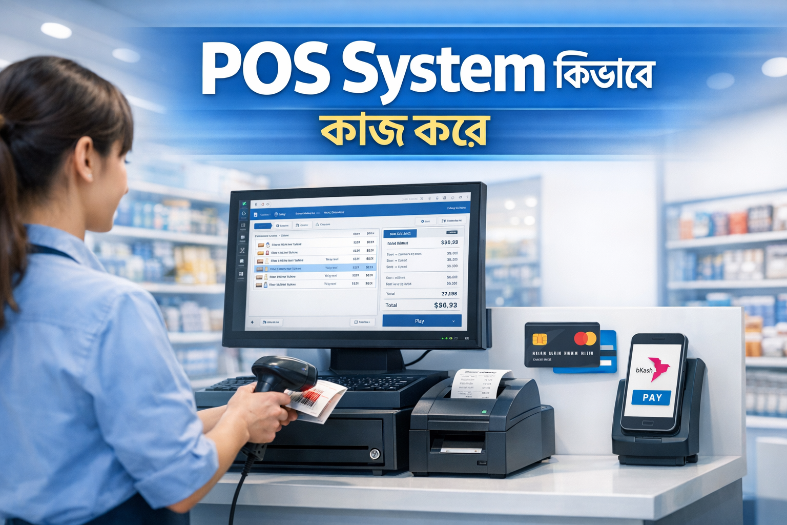 POS System কিভাবে কাজ করে? (Step-by-step পূর্ণাঙ্গ গাইড)