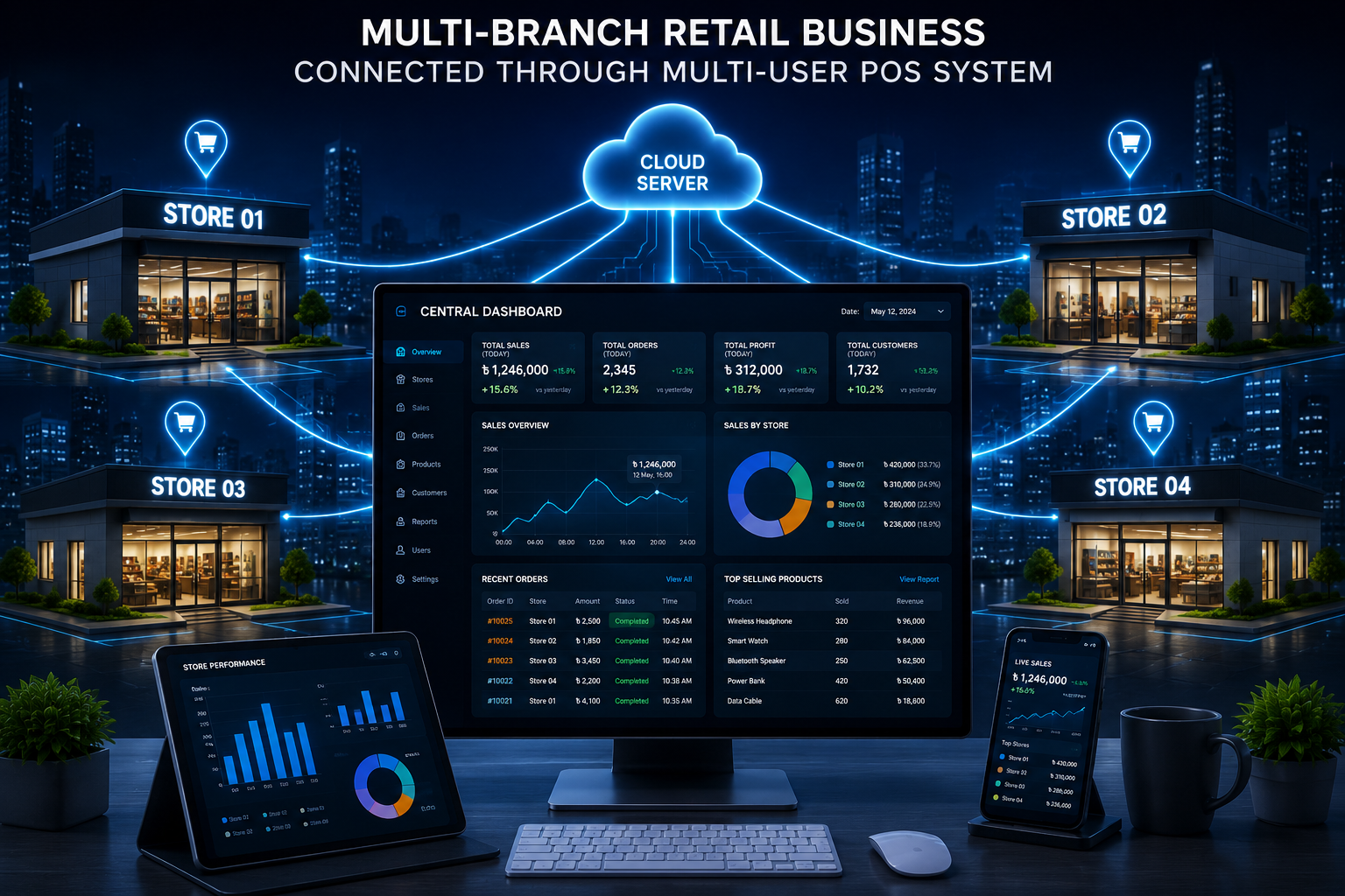 Multi-user POS System